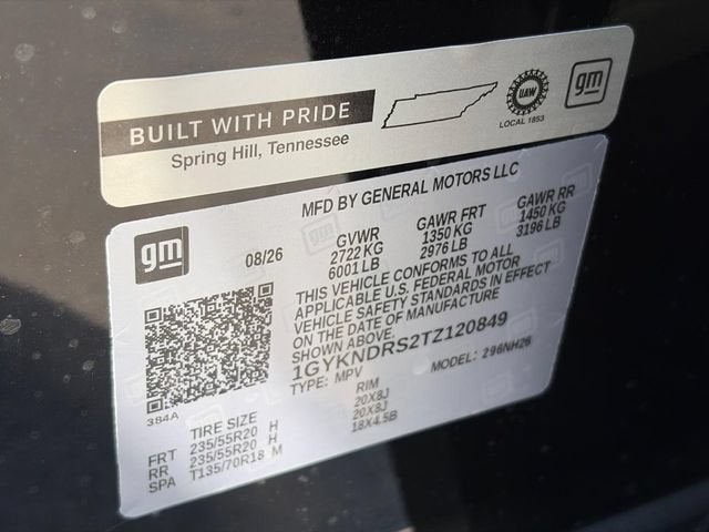 2026 Cadillac XT5 Premium Luxury