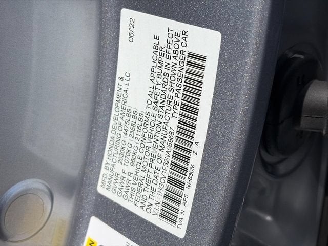 2022 Honda Accord Sedan Sport