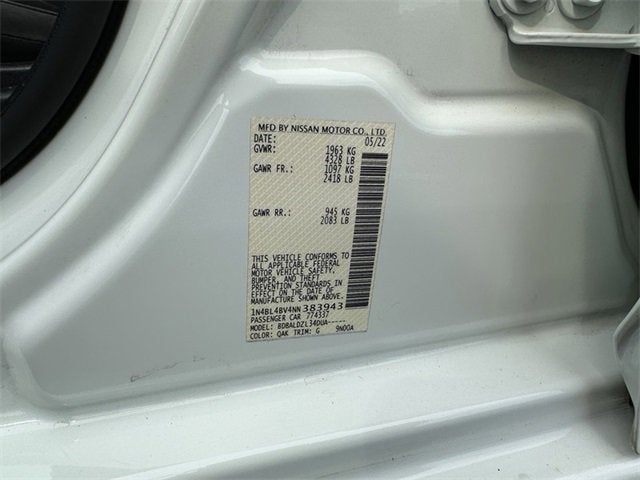 2022 Nissan Altima 2.5 S