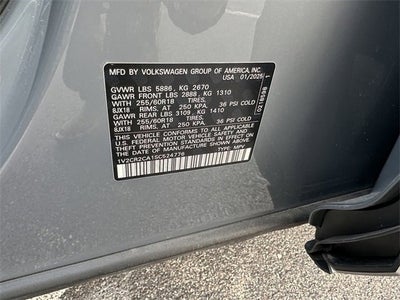 2025 Volkswagen Atlas 2.0T Peak Edition