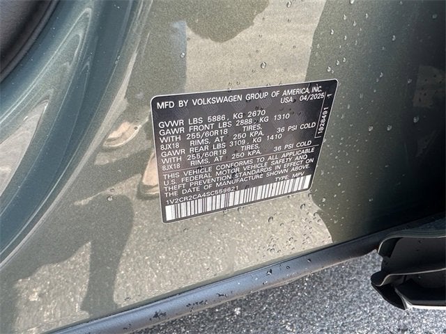 2025 Volkswagen Atlas 2.0T Peak Edition