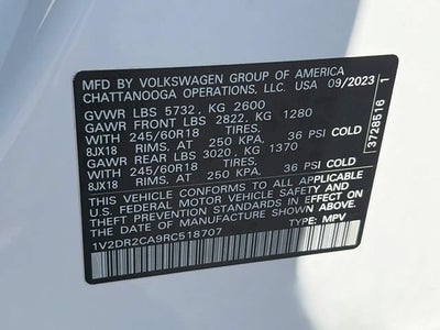 2024 Volkswagen Atlas 2.0T SE