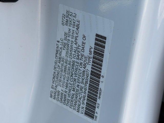 2023 Honda Odyssey Elite