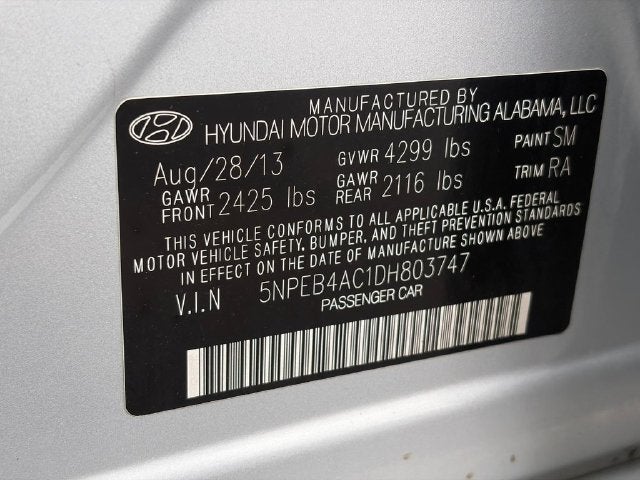 2013 Hyundai Sonata GLS