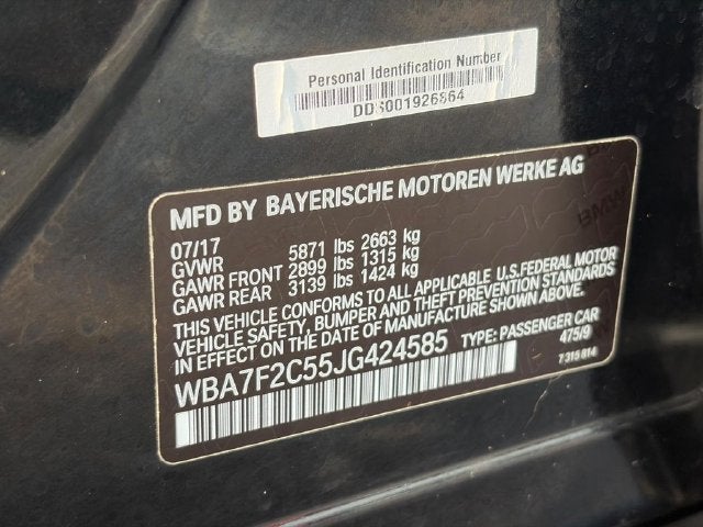 2018 BMW 7 Series ALPINA B7 xDrive