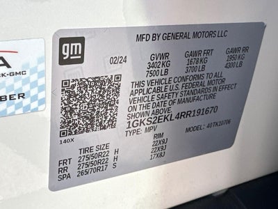 2024 GMC Yukon 4WD 4dr Denali Ultimate