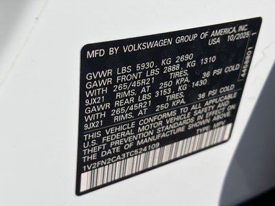2026 Volkswagen Atlas 2.0T SEL Premium R-Line 4MOTION