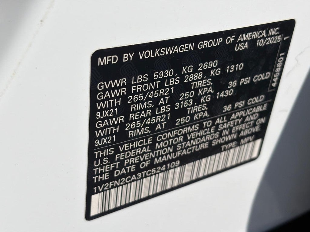 2026 Volkswagen Atlas 2.0T SEL Premium R-Line 4MOTION