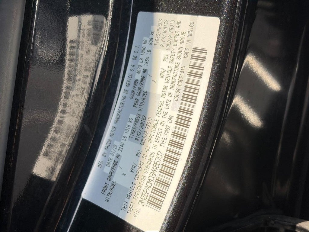 2025 Mazda Mazda3 Sedan 2.5 S Preferred FWD